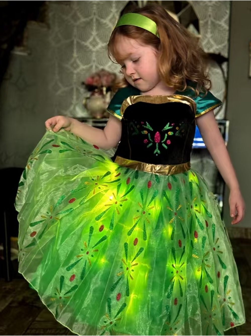 Kids Princess Light-Up Costume Dress